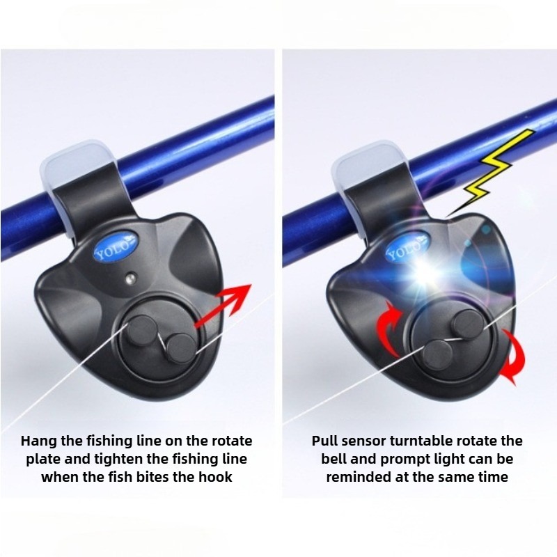 Fishing Equipment Rod - Electronic Fishing Bite Alarm with Loud