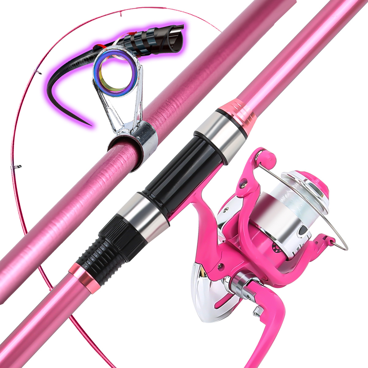 Fishing Pole Set Full Kits Wit - Fishing Equipment Rod ulasan dan harga