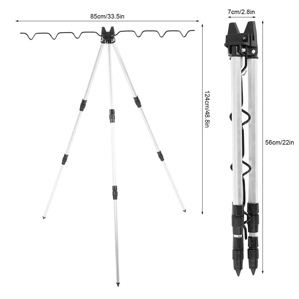 Fishing Pole Tripod Holders Mu - Fishing Equipment Rod ulasan dan harga