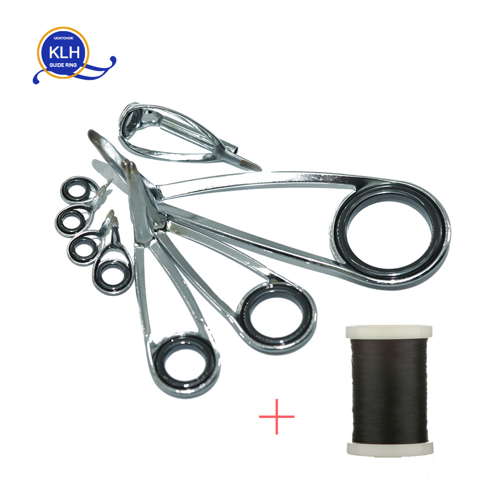 8pcs/Kit KLH Bracket Stainless - Fishing Equipment Rod ulasan dan harga