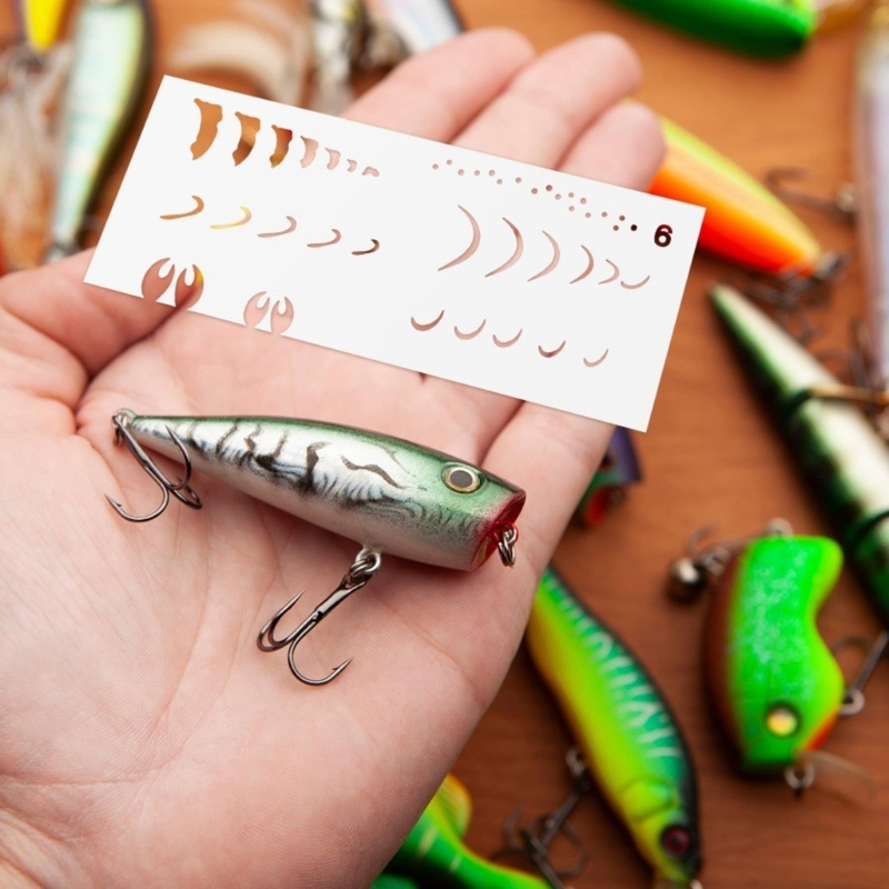  6Pcs Fishing Lure Drawing Tem - Fishing Equipment Tackle ulasan dan harga