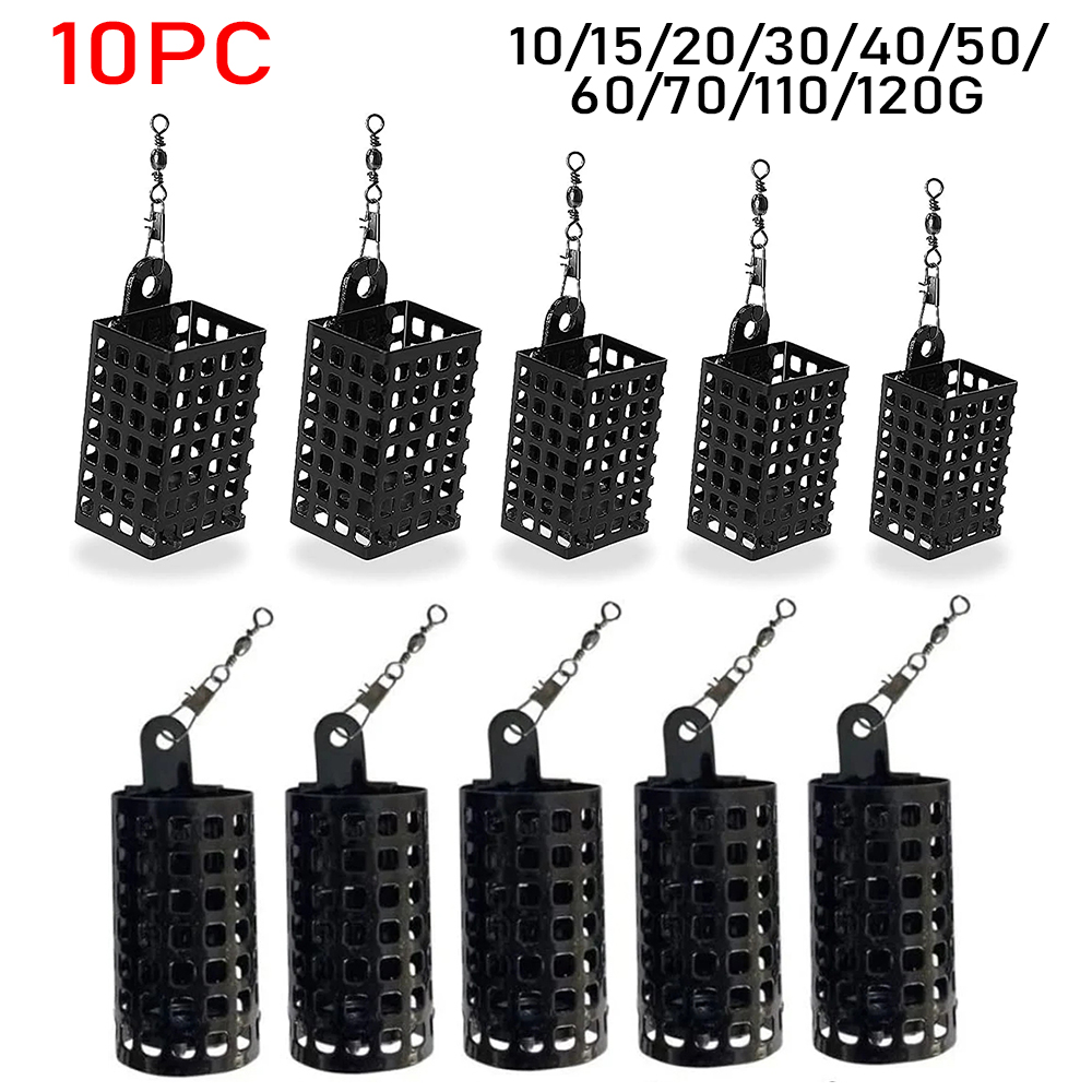 10PCS Fishing Tackle Feeder Ca - Fishing Equipment Tackle ulasan dan harga